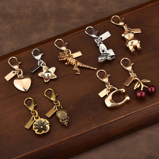 New Exquisite High-end Bear Cherry heart-shaped For Women Y2k Bag Pendant CarKey Chains Jewelry Gift DecorationAccessories
