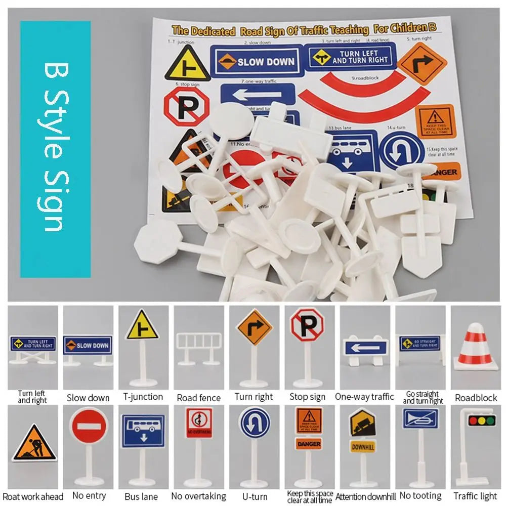 Kinder Geschenk Spielmatte Kinderspielzeug Straßenteppich Spielmatte Kletterspielzeug Stadtparkplatz Straßenkarte DIY Verkehrsschilder 
