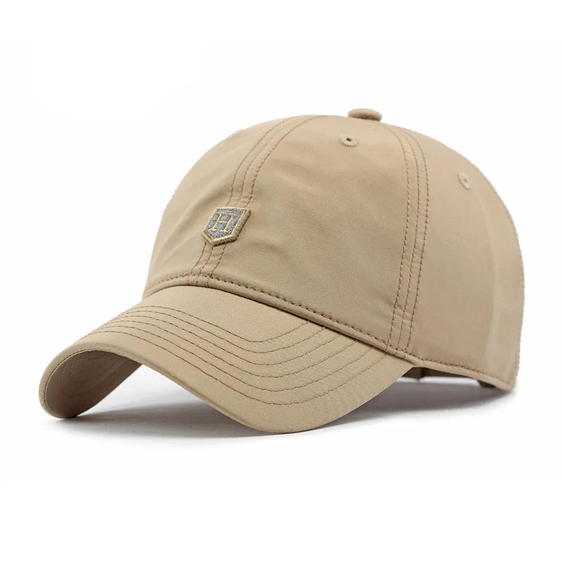Summer Men Women Quick Dry Hat Golf Driving Cycling Letter Embroidery Baseball Caps Outdoor Sports Camping Breathable Sunhat