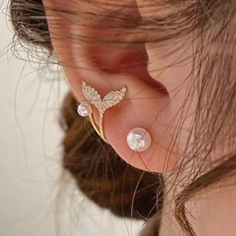 925 Silver Needle Green Crystal Butterfly Drop Earrings For Women Korean Jewelry 2024 Trending Fairy Luxury Women's Earrings New
