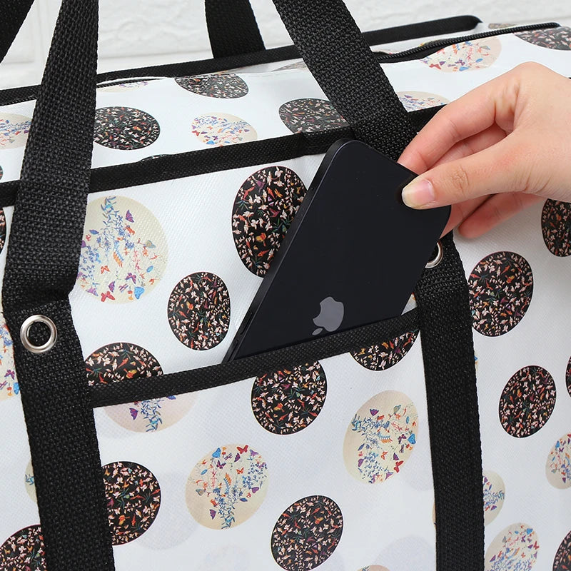 Oversized Duffle Moving House Storage Bag Woven Big Travel Quilt Clothes Waterproof Film Large Capacity Shipping Bag