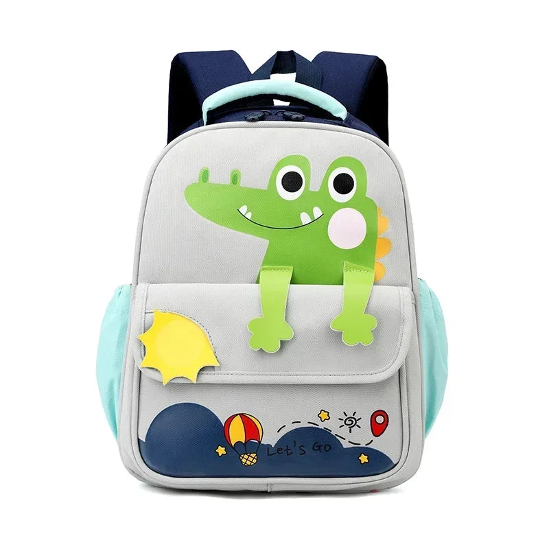 Large Capacity Cute Cartoon Dinosaur Design School Backpack New Factory Customized Waterproof Fashionable Student Backpack