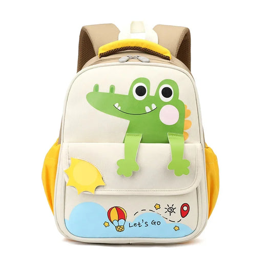 Large Capacity Cute Cartoon Dinosaur Design School Backpack New Factory Customized Waterproof Fashionable Student Backpack