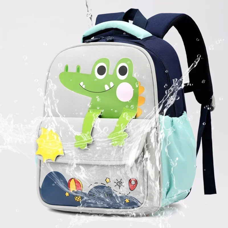 Large Capacity Cute Cartoon Dinosaur Design School Backpack New Factory Customized Waterproof Fashionable Student Backpack