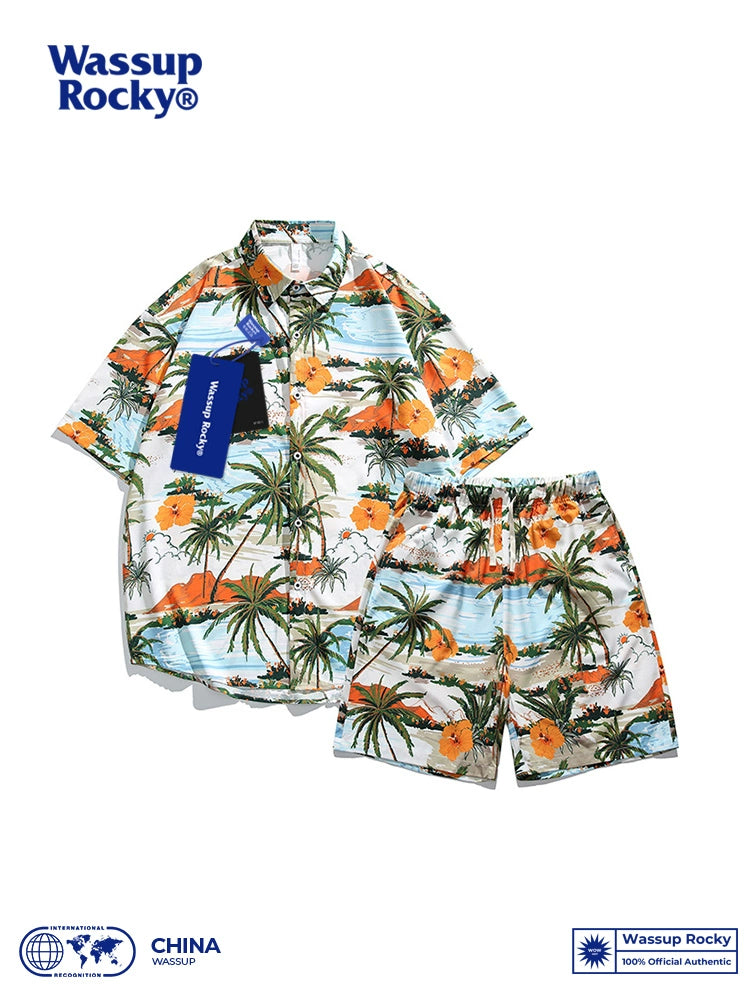 Wassup Rocky Quick-Dry Casual Two-piece Set Short Sleeve
