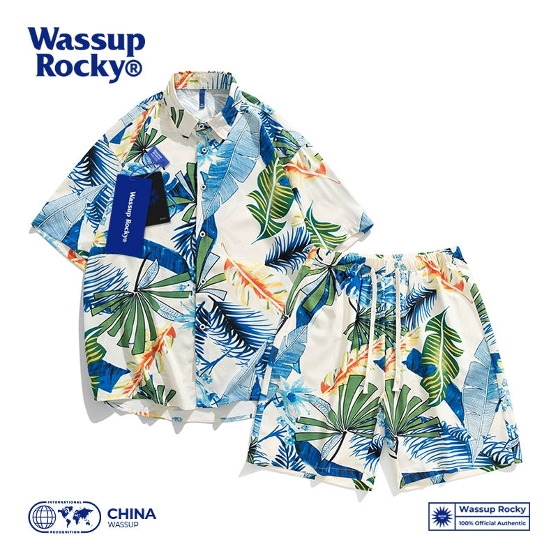 Wassup Rocky Quick-Dry Casual Two-piece Set Short Sleeve