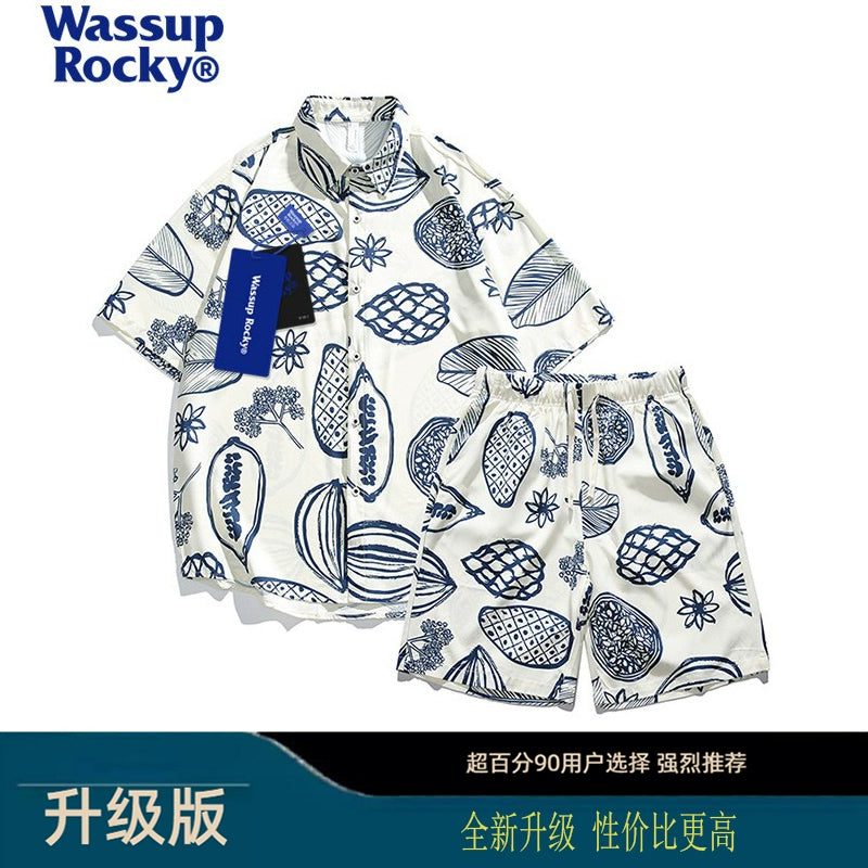 Wassup Rocky Quick-Dry Casual Two-piece Set Short Sleeve