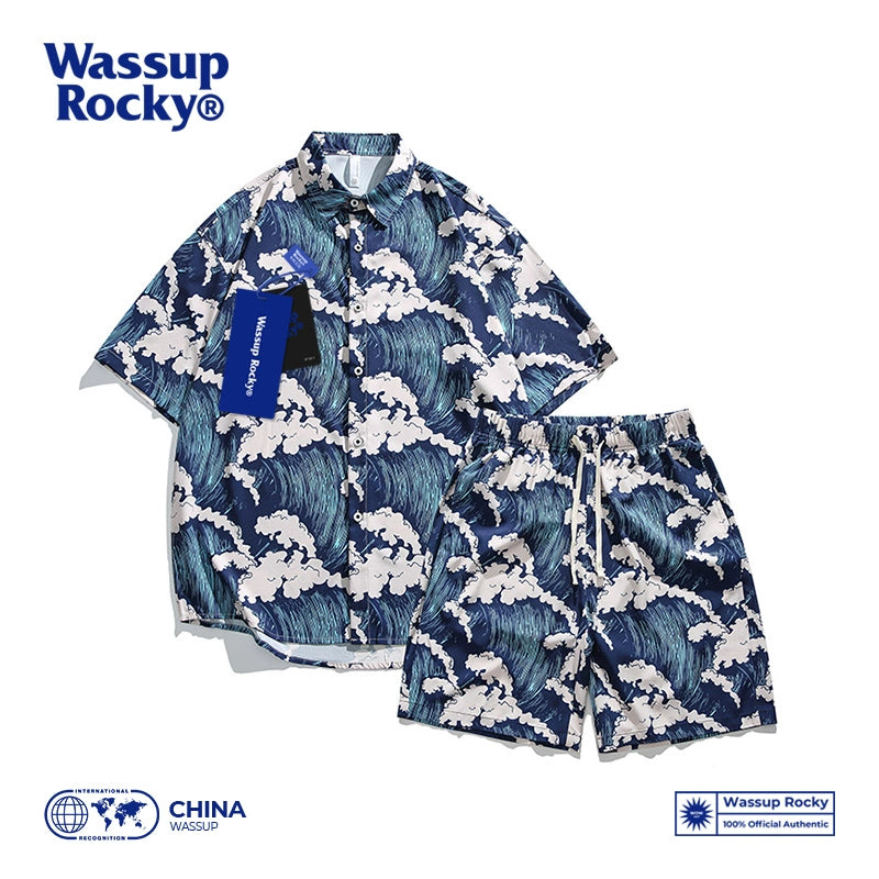 Wassup Rocky Quick-Dry Casual Two-piece Set Short Sleeve