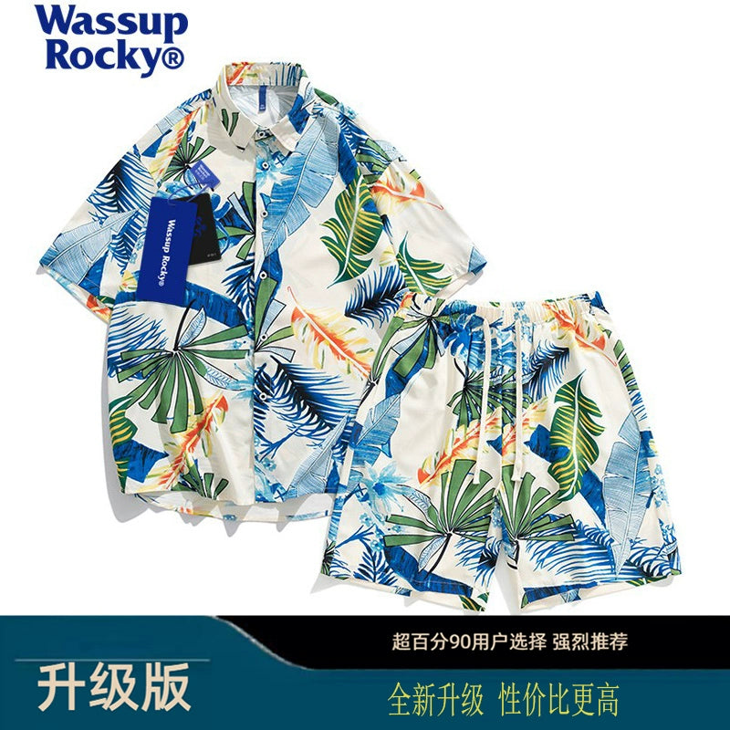 Wassup Rocky Quick-Dry Casual Two-piece Set Short Sleeve
