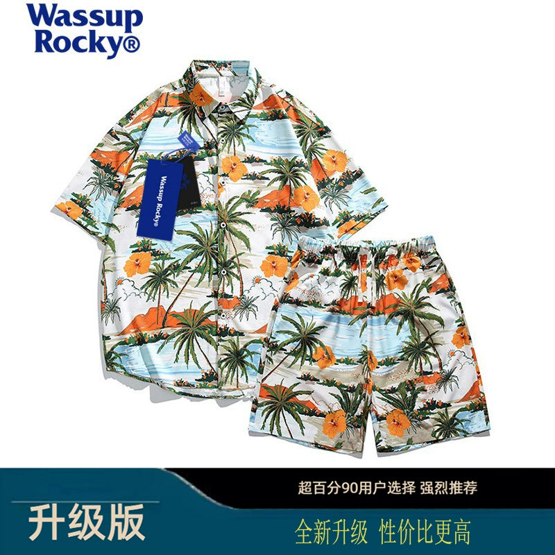 Wassup Rocky Quick-Dry Casual Two-piece Set Short Sleeve