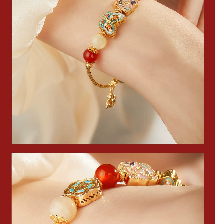 Kaiserpalast Taobao | Schatzperlenarmband Armband Kulturelle kreative Freundinnen Geburtstag Schlangenjahr Neujahr Geburtsjahr Geschenk Mädchen