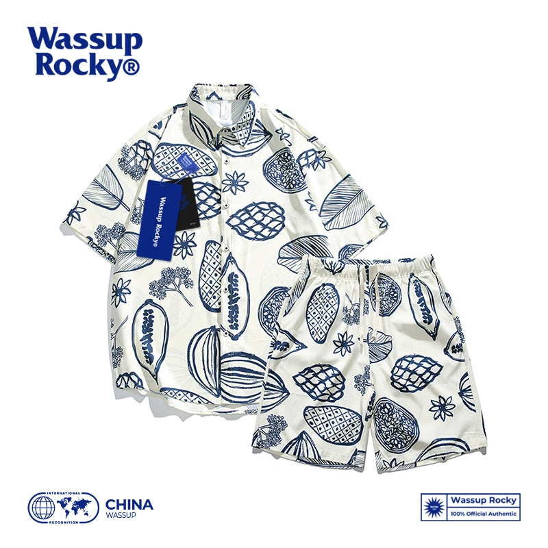 Wassup Rocky Quick-Dry Casual Two-piece Set Short Sleeve