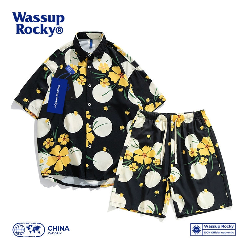 Wassup Rocky Quick-Dry Casual Two-piece Set Short Sleeve