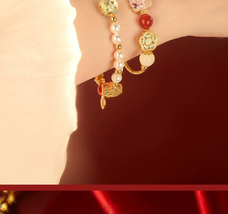 Kaiserpalast Taobao | Schatzperlenarmband Armband Kulturelle kreative Freundinnen Geburtstag Schlangenjahr Neujahr Geburtsjahr Geschenk Mädchen