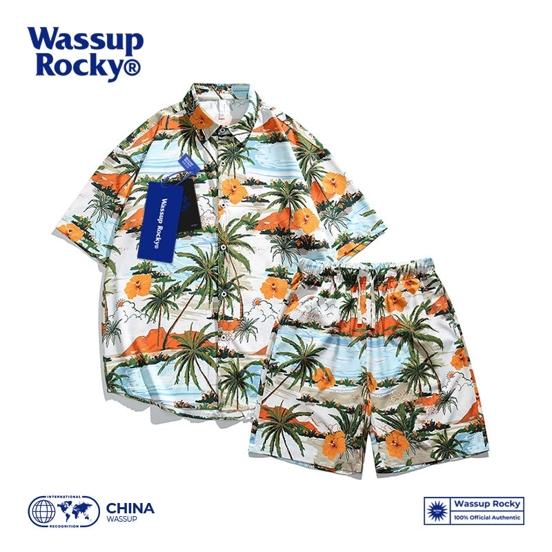 Wassup Rocky Quick-Dry Casual Two-piece Set Short Sleeve