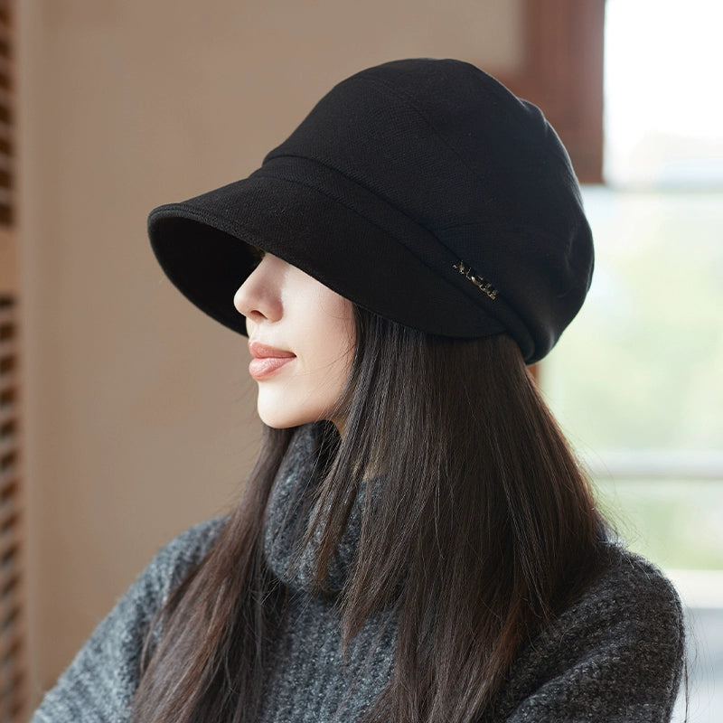 Women's Winter Fleece-lined Thickened Big Head Circumference Furry Hat