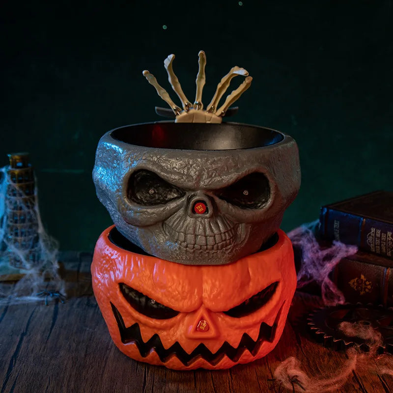 Halloween Electric Ghost Hand Candy Bowl Scary Decor Haunted House Party Prop Prank Costume Accessory