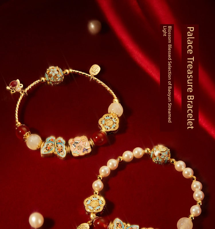 Kaiserpalast Taobao | Schatzperlenarmband Armband Kulturelle kreative Freundinnen Geburtstag Schlangenjahr Neujahr Geburtsjahr Geschenk Mädchen