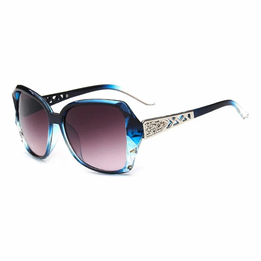 Fashion Square Sunglasses Women Big Purple Sun Glasses Female Mirror Shades Ladies