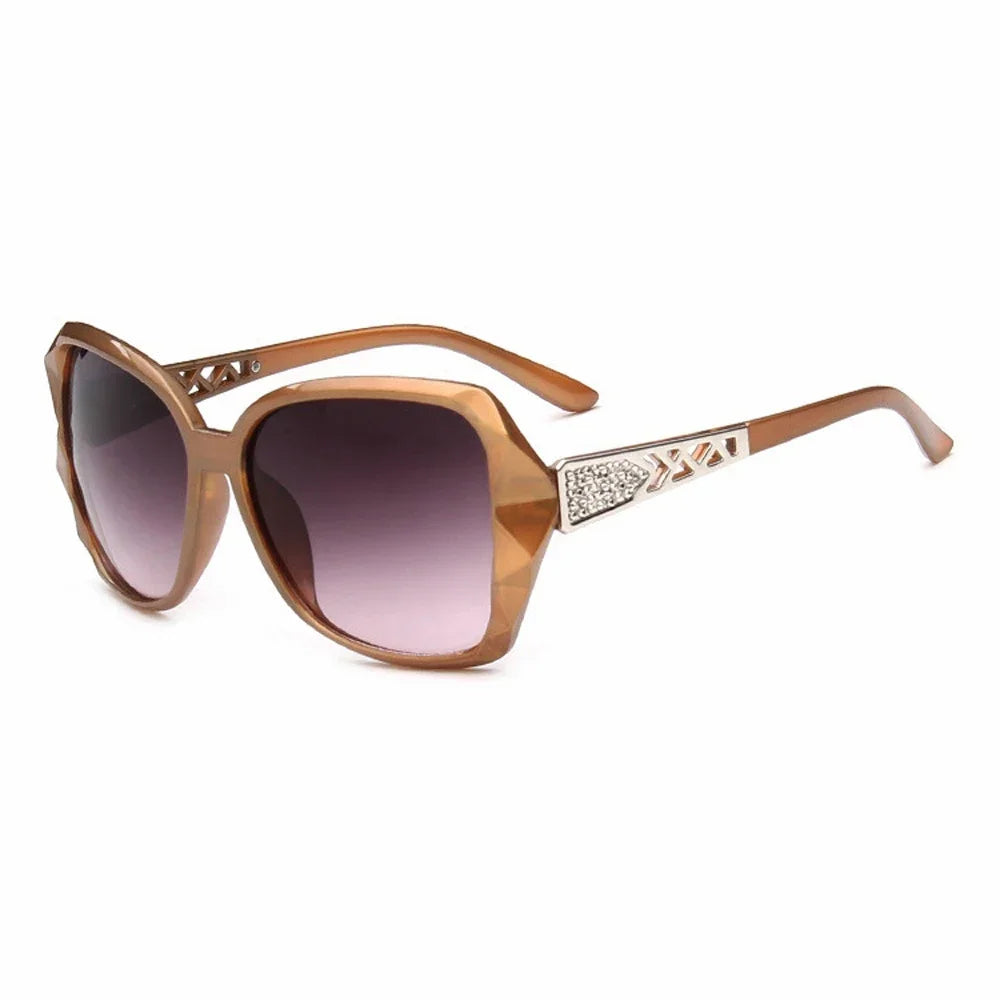 Fashion Square Sunglasses Women Big Purple Sun Glasses Female Mirror Shades Ladies