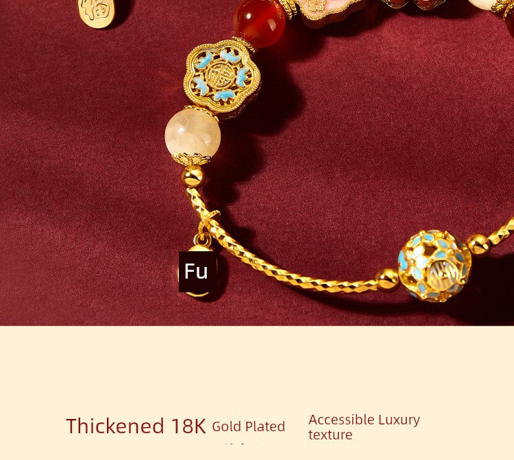 Kaiserpalast Taobao | Schatzperlenarmband Armband Kulturelle kreative Freundinnen Geburtstag Schlangenjahr Neujahr Geburtsjahr Geschenk Mädchen