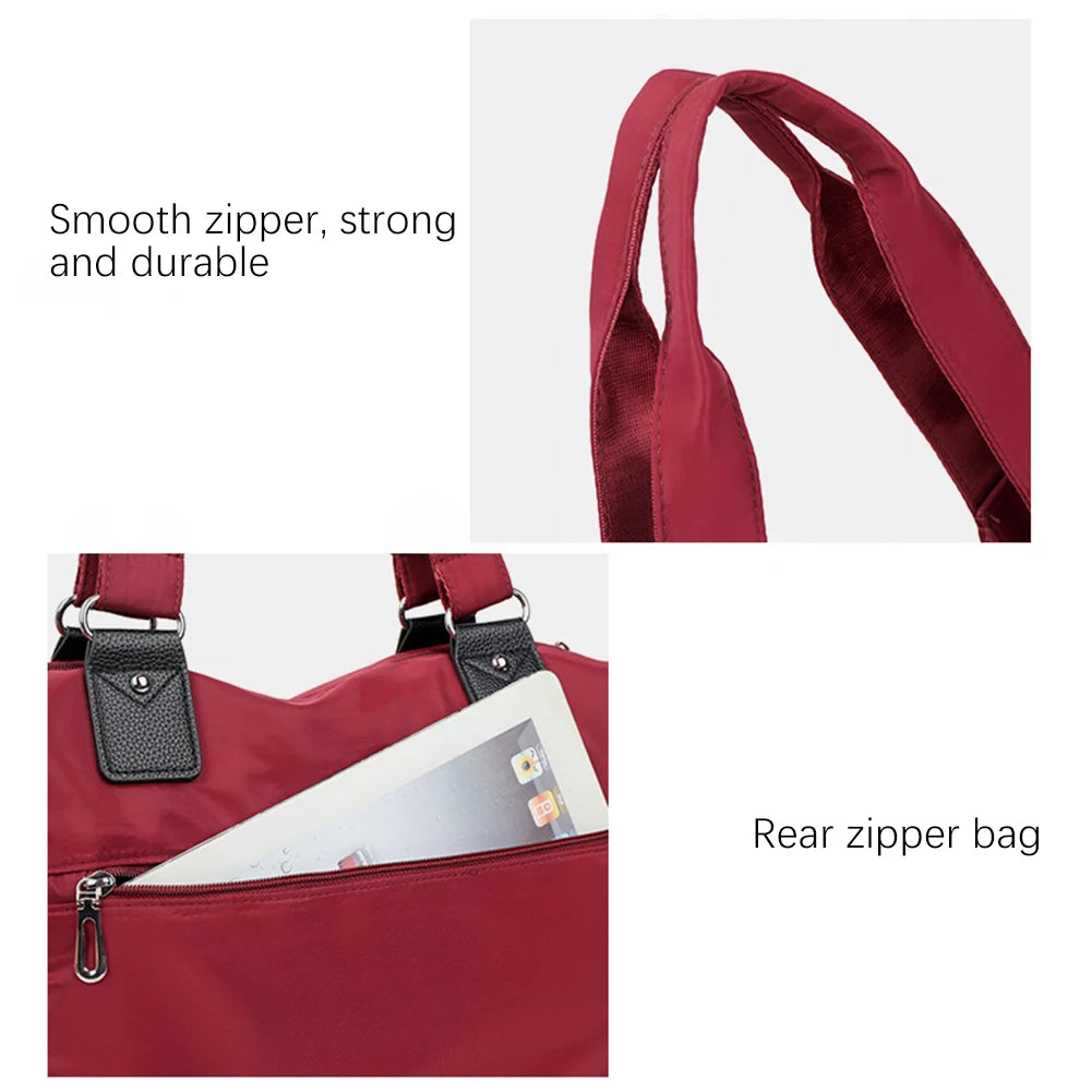 Woman Vintage Handbag Casual Crossbody Shoulder Bag Nylon Waterproof Messenger Bags For Ladies Diagonal Bag Travel Purses