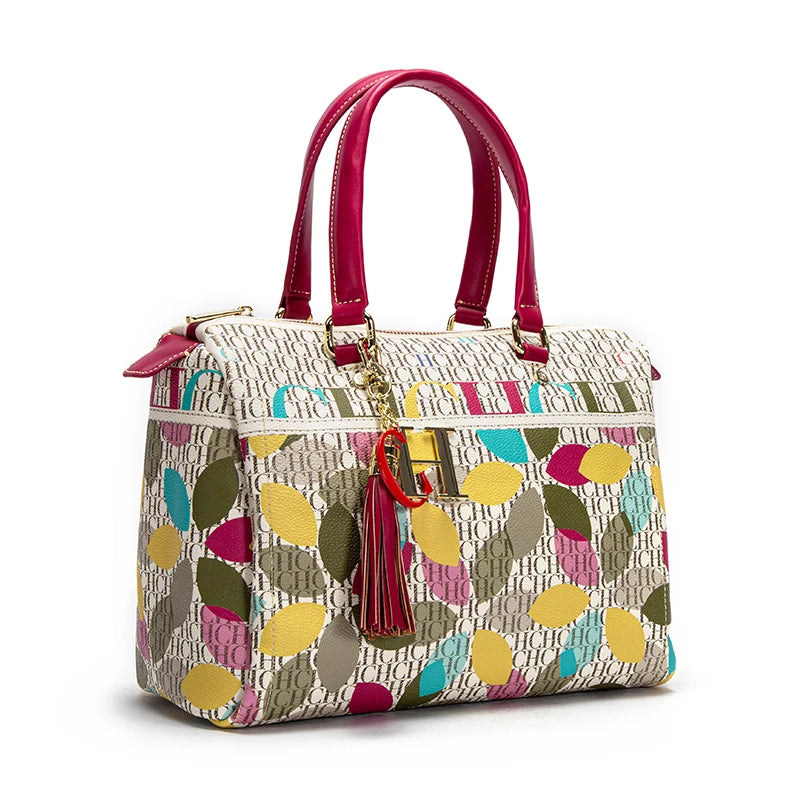 Jacquard Colorful Women's Commuting Crossbody BagFashionable and Luxury Design Spring 2024 New Women's Handbag