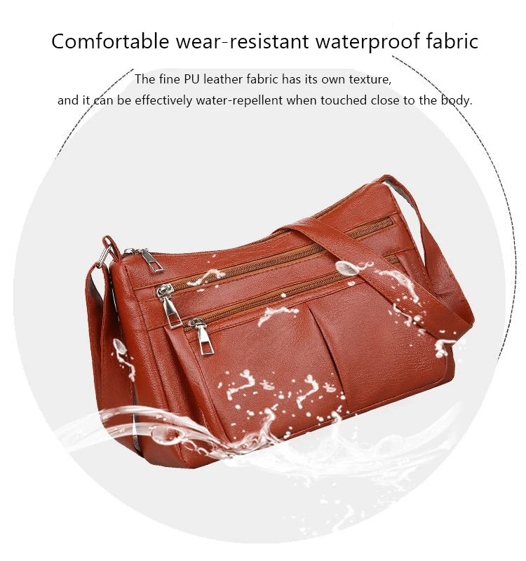 Women's Bag 2024 Trend Korean Handbags Designer Luxury Brand Ladies Shoulder Bags Soft Leather Fashion Versatile Crossbody Bag