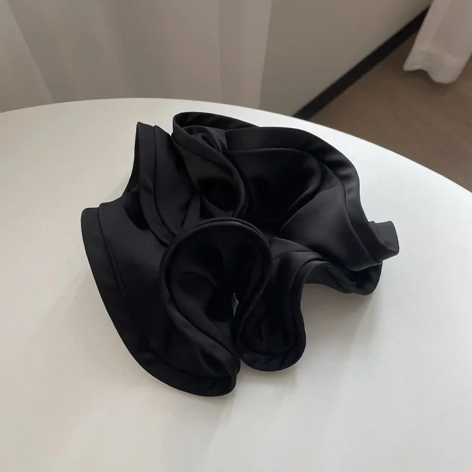 French Design Sense Fungus Hair Tie Satin Hair Tie For Women With Simple Temperament New Style Hair !!!