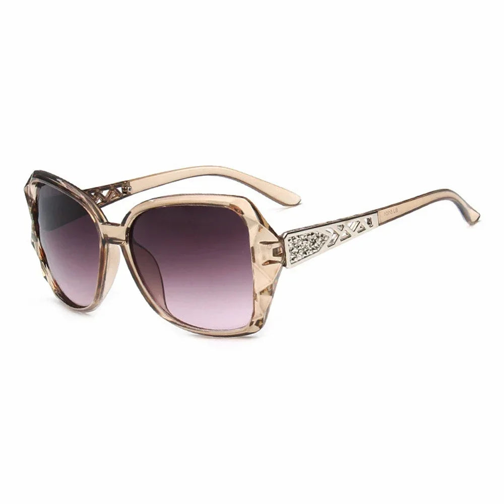 Fashion Square Sunglasses Women Big Purple Sun Glasses Female Mirror Shades Ladies