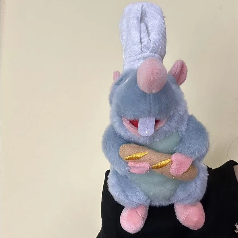 Anime 15cm Ratatouille Chef Remy Magnetic Plush Toy Room Decora Doll Kid Shoulder Plush Doll Decoration Headband Toys Gifts