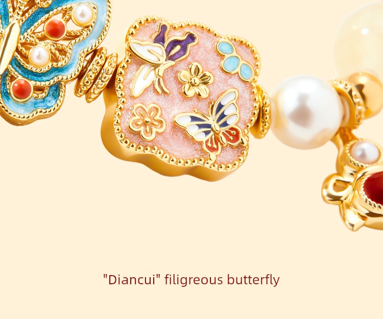 Kaiserpalast Taobao | Schatzperlenarmband Armband Kulturelle kreative Freundinnen Geburtstag Schlangenjahr Neujahr Geburtsjahr Geschenk Mädchen