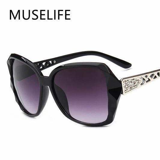 Fashion Square Sunglasses Women Big Purple Sun Glasses Female Mirror Shades Ladies