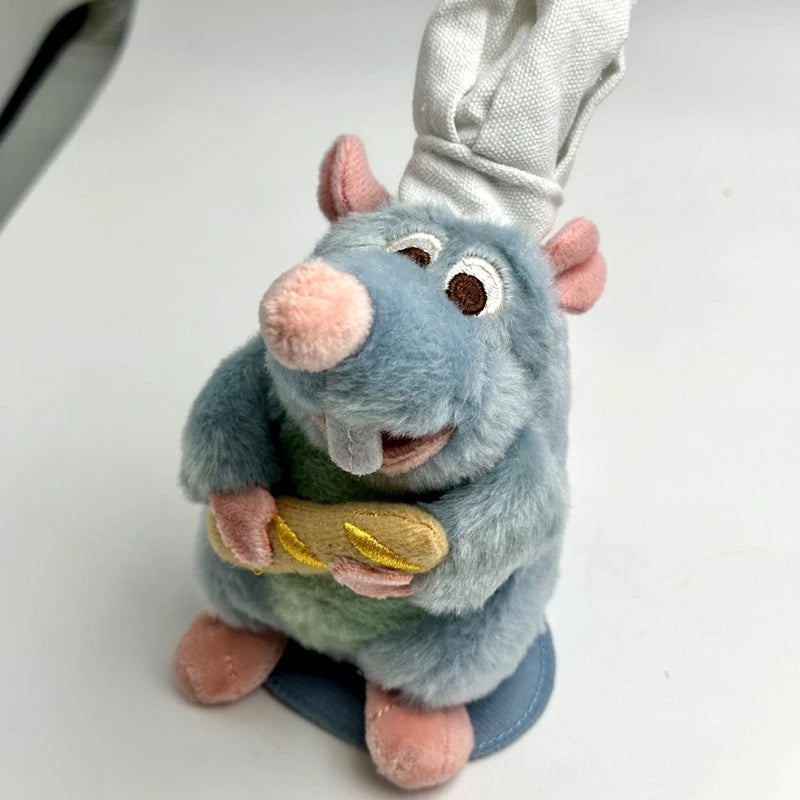 Anime 15cm Ratatouille Chef Remy Magnetic Plush Toy Room Decora Doll Kid Shoulder Plush Doll Decoration Headband Toys Gifts
