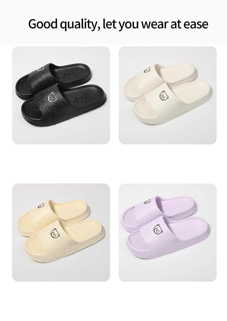 Non-slip Slippers Female Outer Wear 2024 New Bathroom Bathroom Indoor Home Sandals Female Summer Eva women shoes