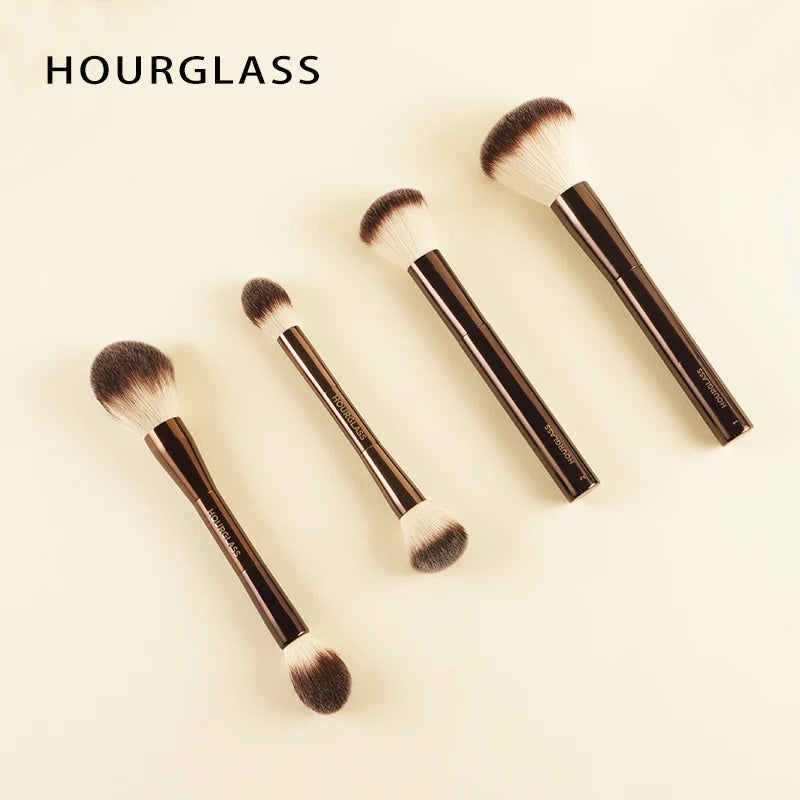 Hourglass Makeup Brush All Kinds Eyeshadow Foundation Concealer Powder Bronzer Blusher Eyeliner Retractable Professional Brushes make up tool