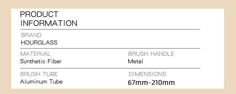 Hourglass Makeup Brush All Kinds Eyeshadow Foundation Concealer Powder Bronzer Blusher Eyeliner Retractable Professional Brushes make up tool