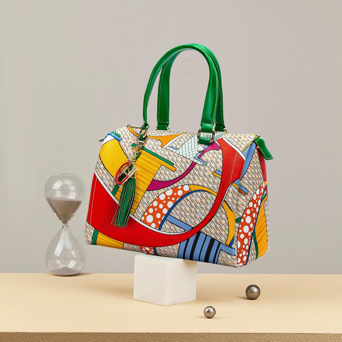 Jacquard Colorful Women's Commuting Crossbody BagFashionable and Luxury Design Spring 2024 New Women's Handbag