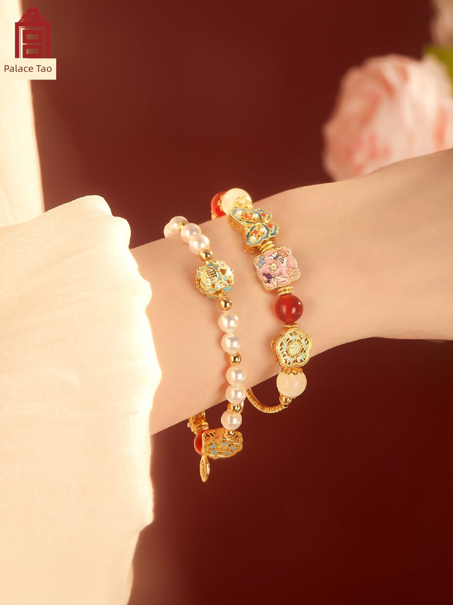 Kaiserpalast Taobao | Schatzperlenarmband Armband Kulturelle kreative Freundinnen Geburtstag Schlangenjahr Neujahr Geburtsjahr Geschenk Mädchen