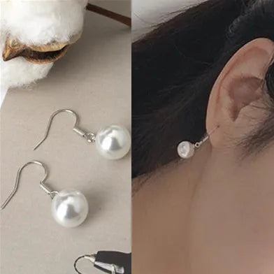 925 Silver Needle Korean Fashion Pearl Tassel Earrings For Women Jewelry Trending New Luxury Women's Zircon Pearl Earrings