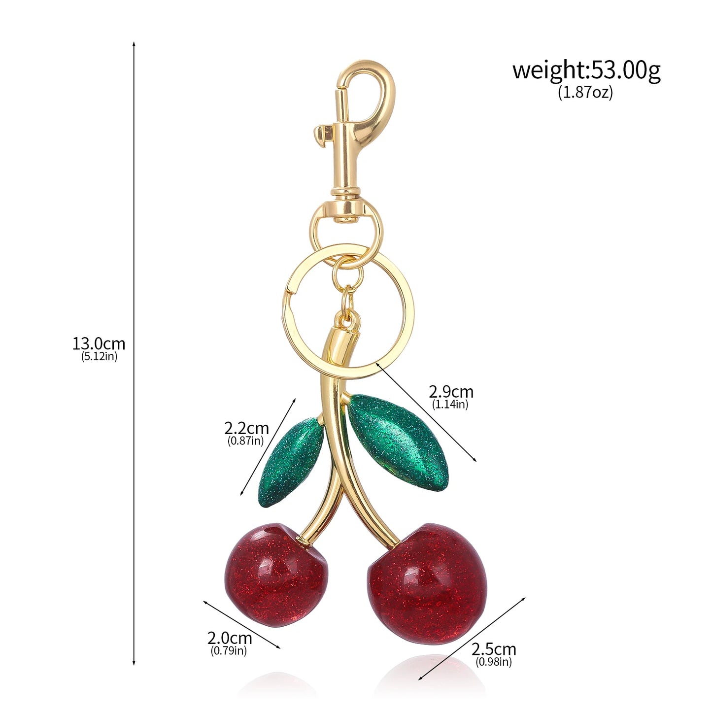 Handbag Pendant Keychain Crystal Cherry Car Accessories Gifts For Female Friends !!!