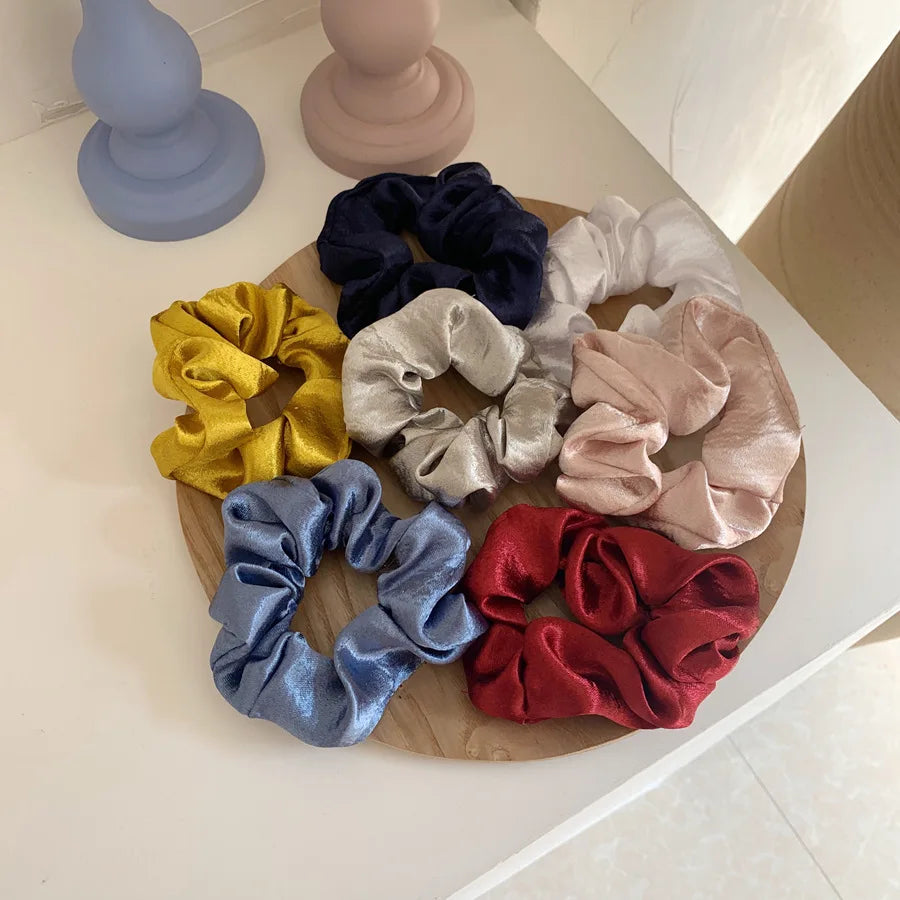 10PCS Women's Hair Ring Set Hair Accessories High Elasticity Leather Band Simple Temperament High Ponytail Durability New Style
