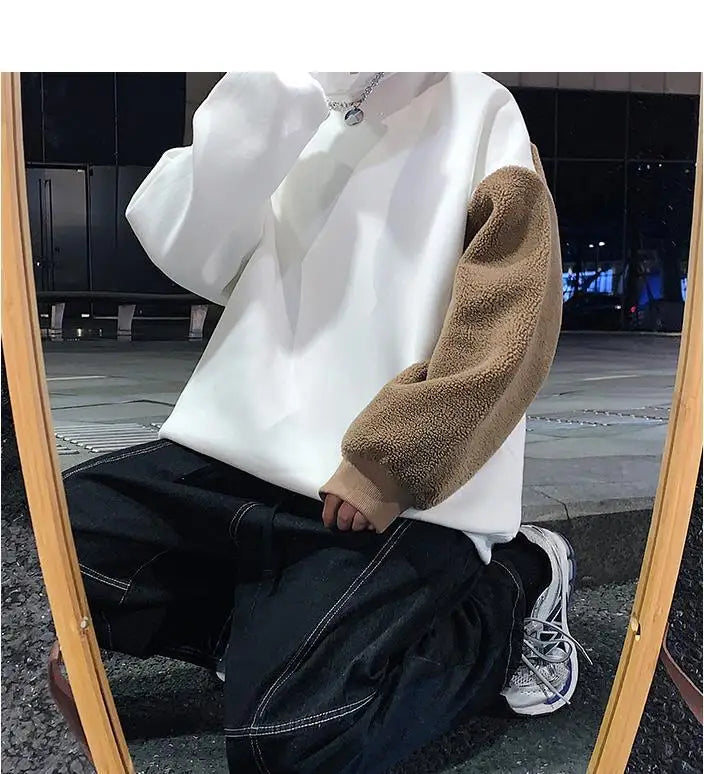 Winter Pullover Sweater Women Tops Bear Boho Casual Pocket Long Sleeve Pull Female Solid Warm Sweaters Pullovers