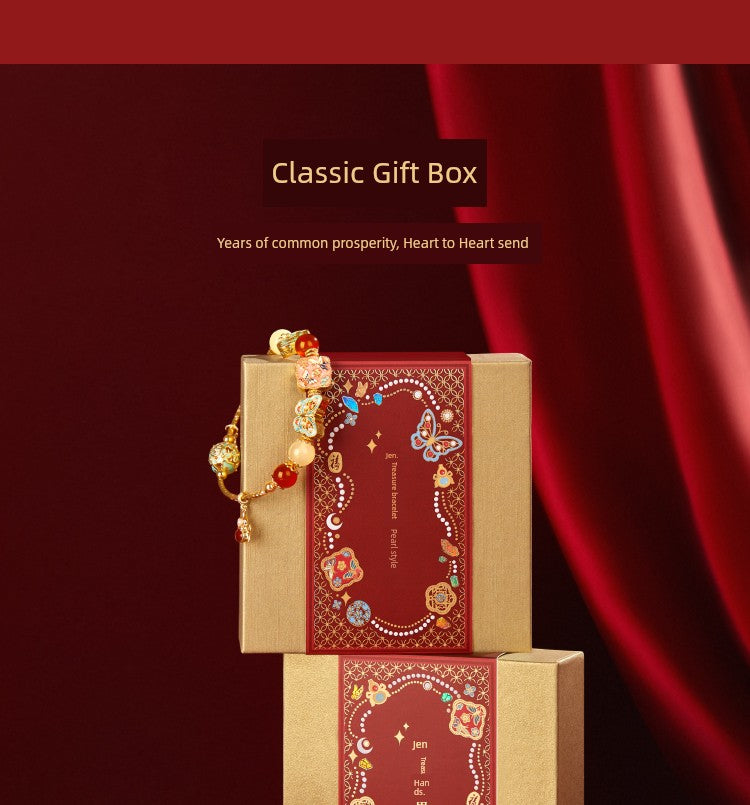 Kaiserpalast Taobao | Schatzperlenarmband Armband Kulturelle kreative Freundinnen Geburtstag Schlangenjahr Neujahr Geburtsjahr Geschenk Mädchen