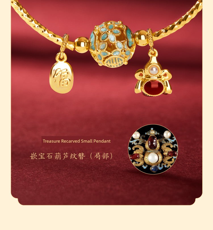 Kaiserpalast Taobao | Schatzperlenarmband Armband Kulturelle kreative Freundinnen Geburtstag Schlangenjahr Neujahr Geburtsjahr Geschenk Mädchen