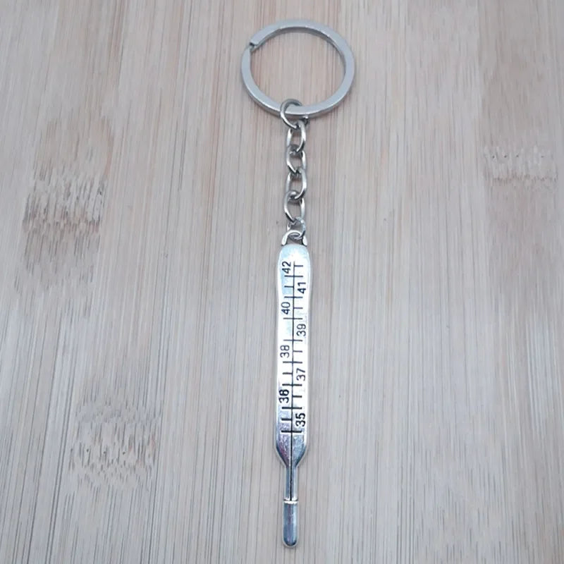 New Nurse Medical Box Medical Keychain Needle Syringe Stethoscope Tassel Cute Keychain Jewelry Gift