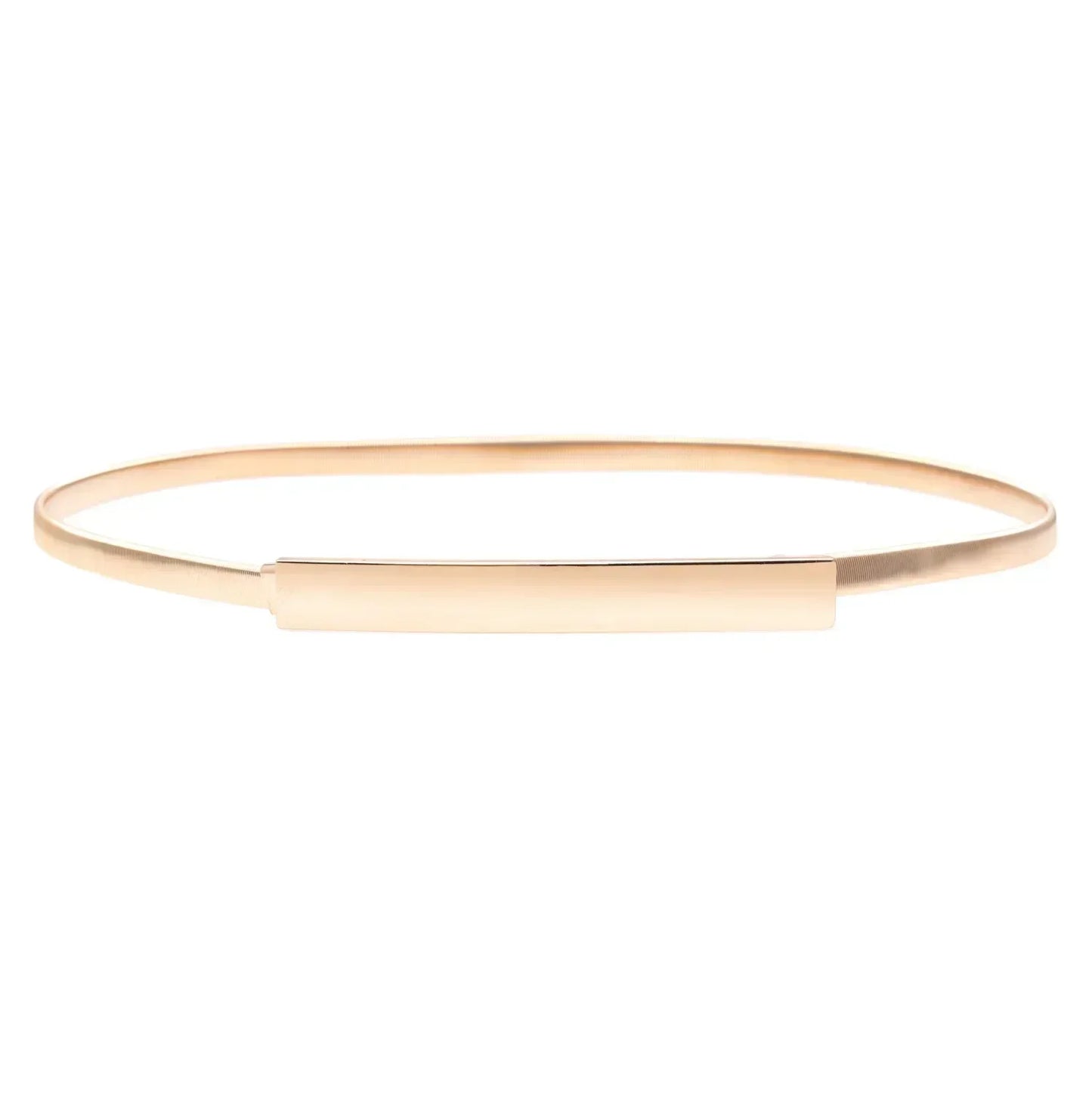New Elastic Gold SIilver Chain Belt Women Metal Waistband Leaf Rose Stick Stretch Belt Dress Skirt Shirt Coat Clothes accessories