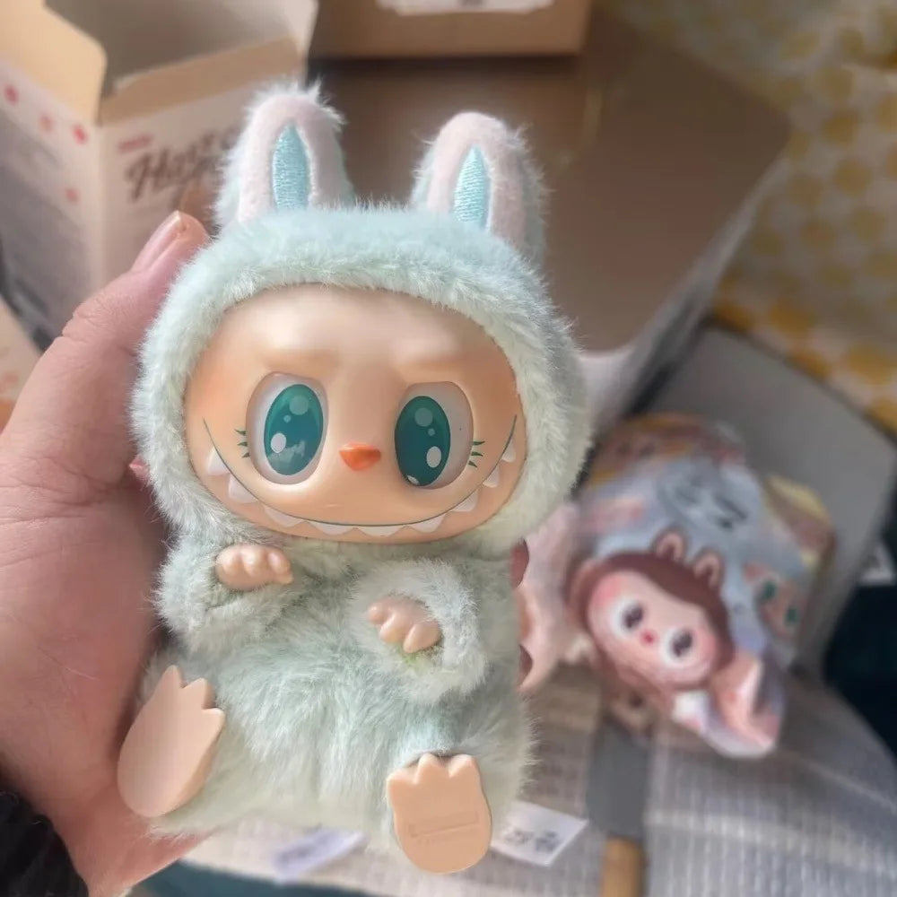 Labubu The Monster Have a Seat Original Replica Secret Edition Box Toy Vinyl Plush Doll Kawai Figurine Bag Charm Bag Pendant