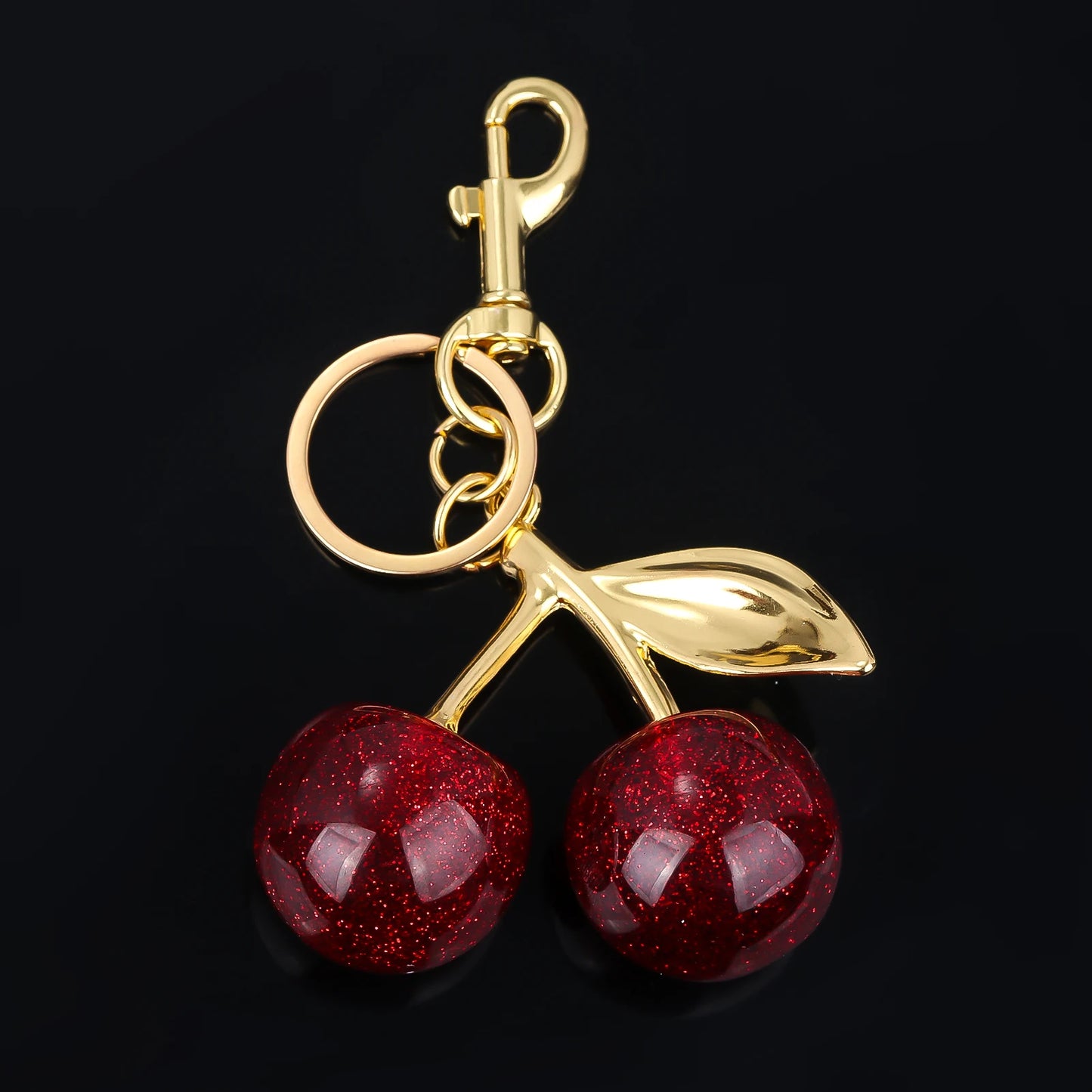 Handbag Pendant Keychain Crystal Cherry Car Accessories Gifts For Female Friends !!!