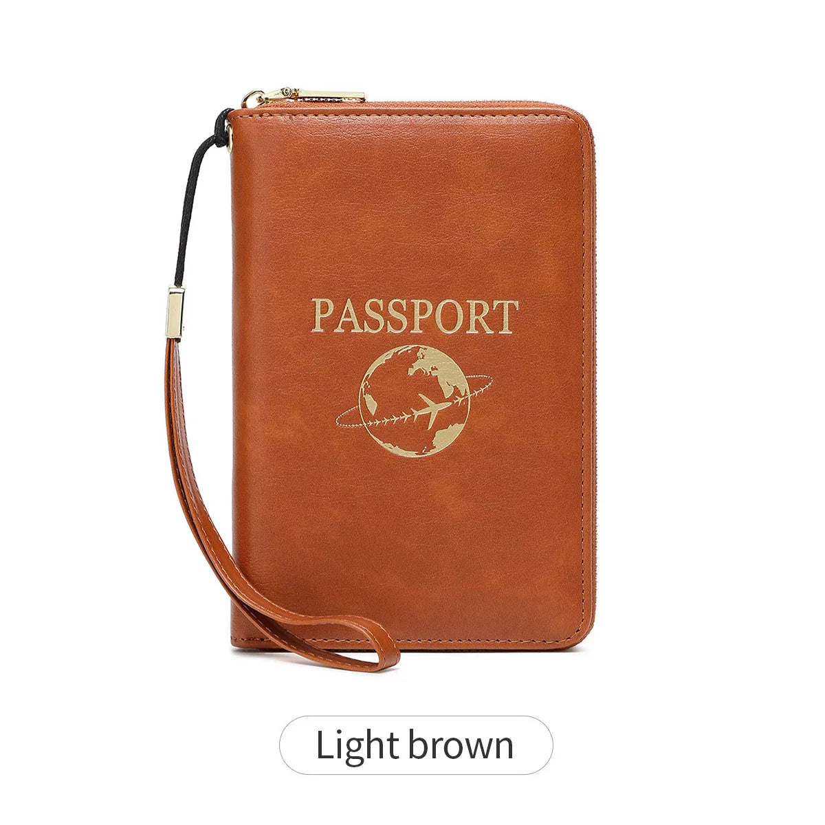 New Retro Passport Bag Fashion RFID Multifunctional PU Leather Passport Wallet Storage Bag Travel Accessories ID Bag Card Holder